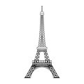 Eiffel Tower Silhouette