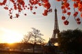 Eiffel Tower in spring, Paris, France Royalty Free Stock Photo