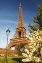 Eiffel Tower in spring, Paris, France Royalty Free Stock Photo