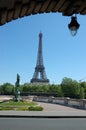 Eiffel tower, summertime