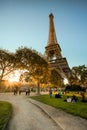 Eiffel Tower at Before Sunset Timing