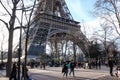 Eiffel Tower Tour Paris, France Skyline Royalty Free Stock Photo