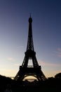 Eiffel Tower At Twilight