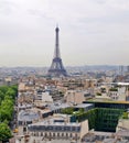 Eiffel tower view from Arc triumph Royalty Free Stock Photo