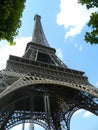 Eiffel Tower view from below