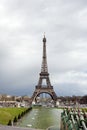 Eiffel Tower viewed from Champ de Mars Paris France Royalty Free Stock Photo