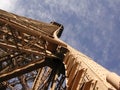 Eiffel Tower, Warm Light, Steep Angle