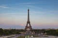 Eiffel Tower, a wrought-iron lattice tower on the Champ de Mars in Paris, France Royalty Free Stock Photo