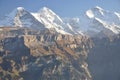 Eiger-Monch-Jungfrau Royalty Free Stock Photo