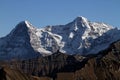 Eiger and Monch Royalty Free Stock Photo