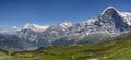 Eiger Schreckhorn and Wetterhorn