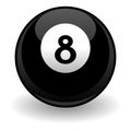 Eight ball Royalty Free Stock Photo