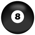 Eight ball Royalty Free Stock Photo