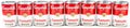 Eight can tins of Campbell`s brand tomato soup
