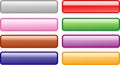 Eight colorful web buttons