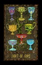 Eight of cups. Minor Arcana tarot card