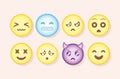 eight emoji expressions