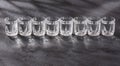 Eight glasses of water a day Royalty Free Stock Photo