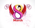 Eight March Woman's Day background