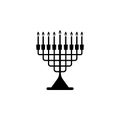 eight night of Chanukah icon. Element of hanukkah icon for mobile concept and web apps. Detailed eight night of Chanukah icon can