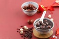 Eight Treasure Congee on traditional chinese festive porridge