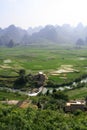 Eight-trigram cropland,Xingyi,China Royalty Free Stock Photo