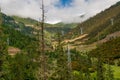 Zigzaging Eighteen Bends of Tianlu on National Highway 318 Royalty Free Stock Photo