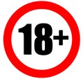 Eighteen sign