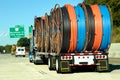 Eighteen Wheeler Loaded Royalty Free Stock Photo