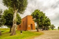 Eighteenth-century church in the Italian countryside