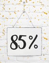 Eighty five 85 % percent off black friday sale 85% discount gold