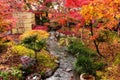 Eikando colorful autumn garden, Kyoto Royalty Free Stock Photo