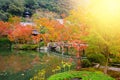 Eikando temple with Fall foliage, Kyoto Royalty Free Stock Photo