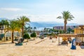 EILAT, ISRAEL, DECEMBER 30, 2018: Cityscape of Eilat viewed from the local museum, Israel