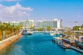 EILAT, ISRAEL, DECEMBER 30, 2018: Hotels in israeli holiday resort Eilat, Israel