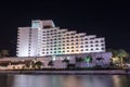 Hotel Isrotel King Solomon at night