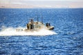 Israeli patrol boat patrols the Red Sea coast near the Eilat city in Israel