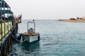 EILAT, ISRAEL - March 28, 2018: The Underwater Observatory Marine Park at a coast near Eilat, Israel. Royalty Free Stock Photo