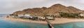 EILAT, ISRAEL - March 28, 2018: The Underwater Observatory Marine Park at a coast near Eilat, Israel. Royalty Free Stock Photo