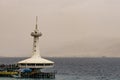 EILAT, ISRAEL - March 28, 2018: The Underwater Observatory Marine Park at a coast near Eilat, Israel. Royalty Free Stock Photo