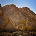 Eilat sand mountains above the Aqaba gulf Royalty Free Stock Photo