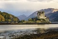 Eilean Donan castle in Dornie the highlands of Scotland UK