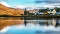 Eilean Donan Castle Scotland landmark Scottish old fortress Royalty Free Stock Photo