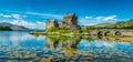 Eilean Donan Castle during a warm summer day - Dornie, Scotland