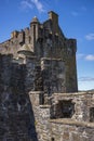 Eilean Donan, a picturesque castle near the village of Dornie Royalty Free Stock Photo