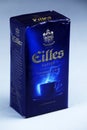 Eilles pack of grounded coffee, isolated Royalty Free Stock Photo