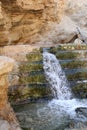 Ein Bokek Brook Waterfall, The Dead Sea Royalty Free Stock Photo