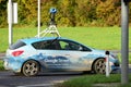 A Google Street View vehicle near the motorway A1 in SteyrermÃÂ¼hl, Upper Austria, Austria, Europe Royalty Free Stock Photo