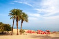 Ein Gedi oase at the Dead Sea. Israel Royalty Free Stock Photo