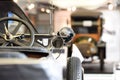 Detail of historic Austro-Daimler vehicle in the museum fahrtraum in Mattsee